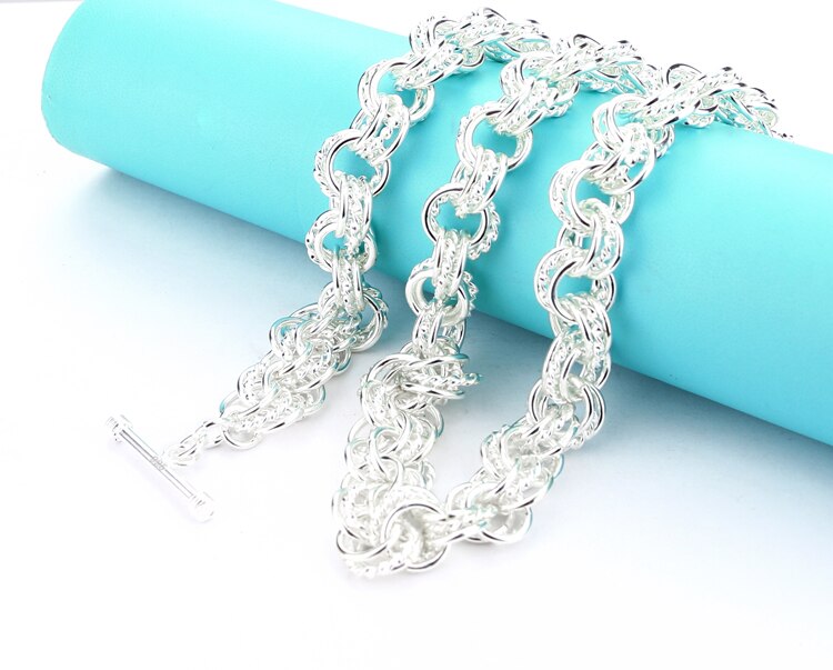 Solid Silver Wedding Necklace for Men