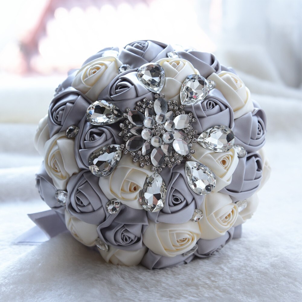 Crystal Diamond Wedding Bouquet