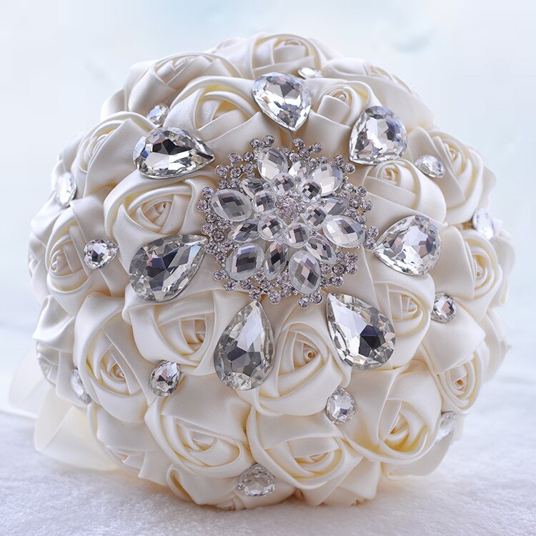 Crystal Diamond Wedding Bouquet