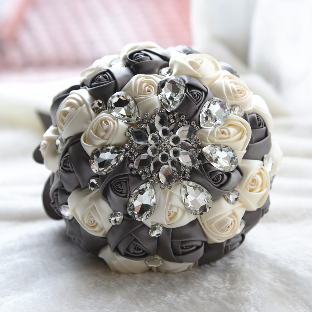 Crystal Diamond Wedding Bouquet