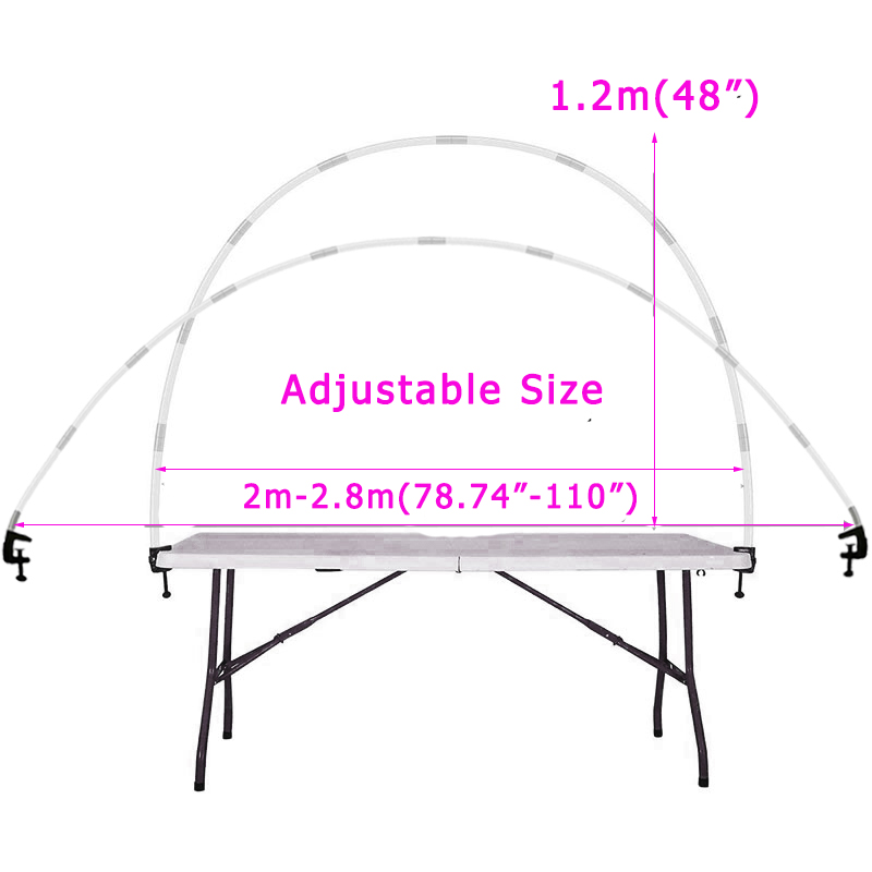 Simple Balloon Garland and Table for Wedding Party