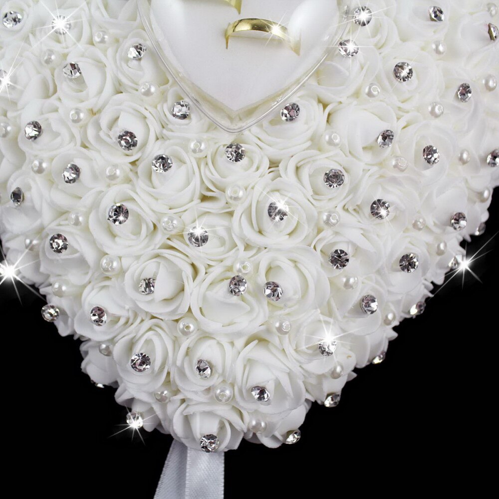 Heart Shaped Cushion for Wedding Rings