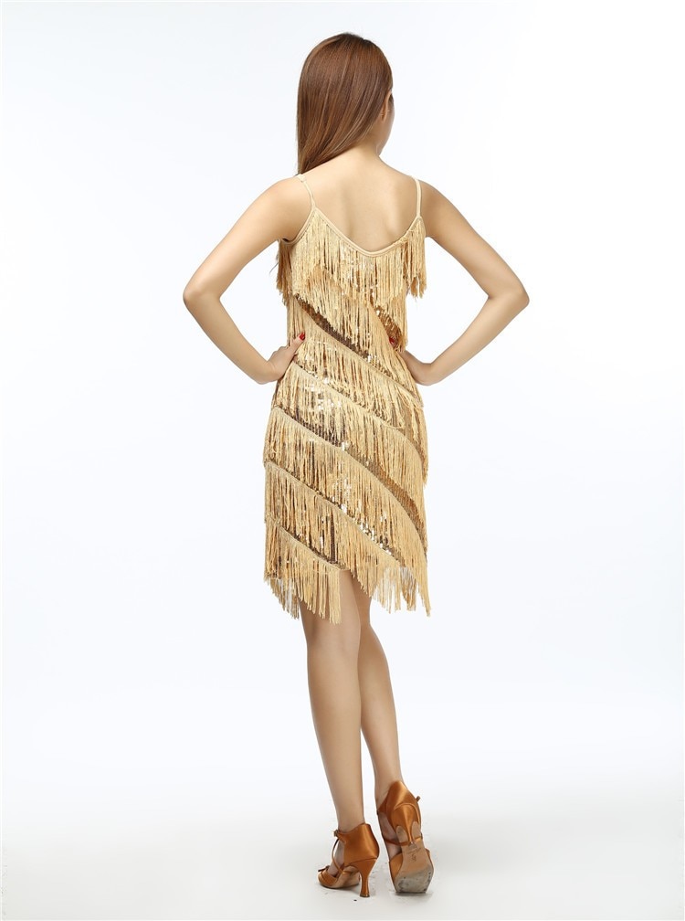 Women's Sequined Retro Dress