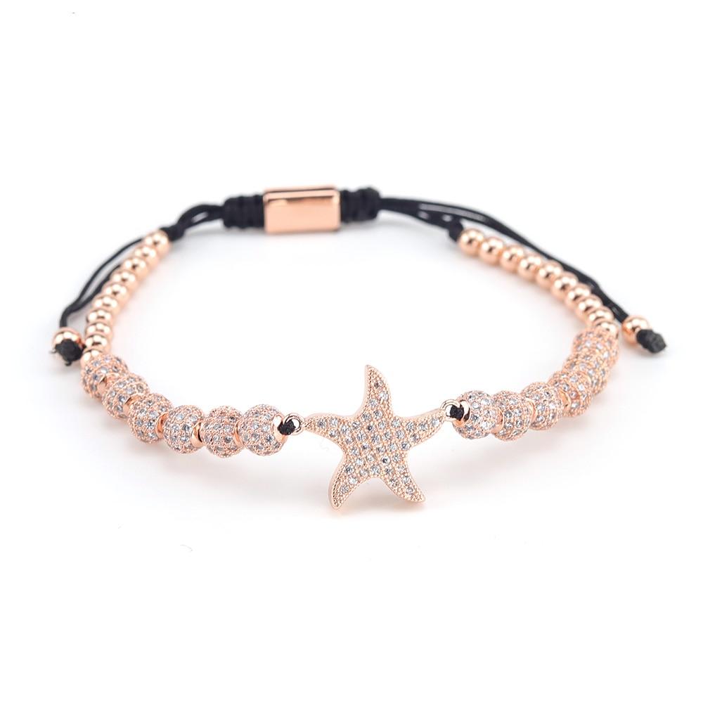 Luxury Jewelry Women's Bracelet in the Form of a Starfish