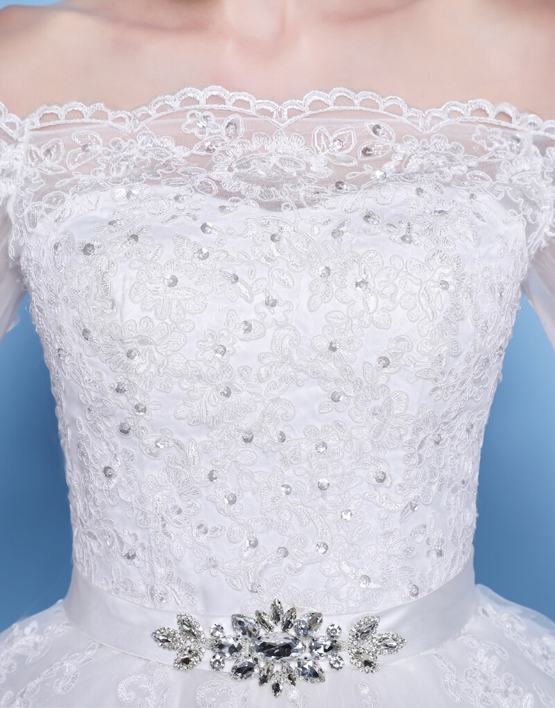 Vintage Long Sleeves Wedding Dress for Women