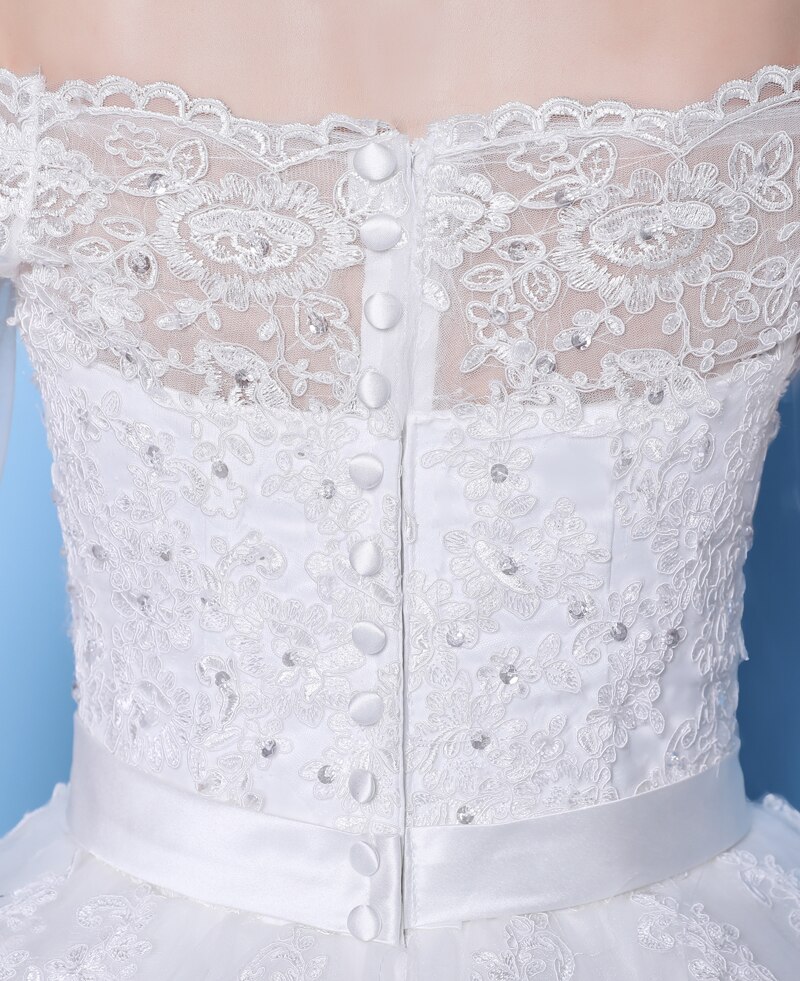 Vintage Long Sleeves Wedding Dress for Women