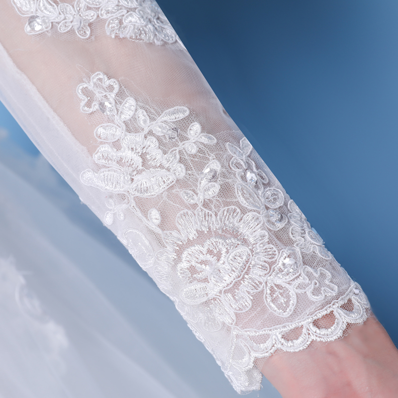 Vintage Long Sleeves Wedding Dress for Women