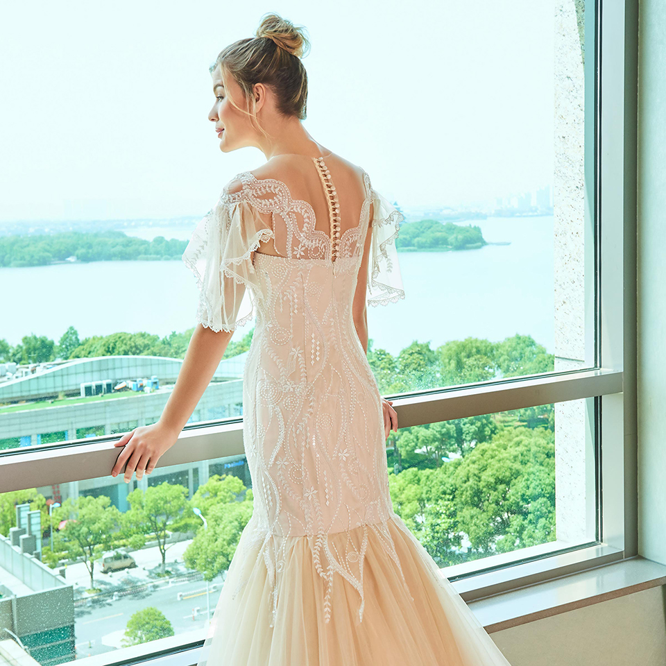 Women's Cute Mermaid Wedding Dress