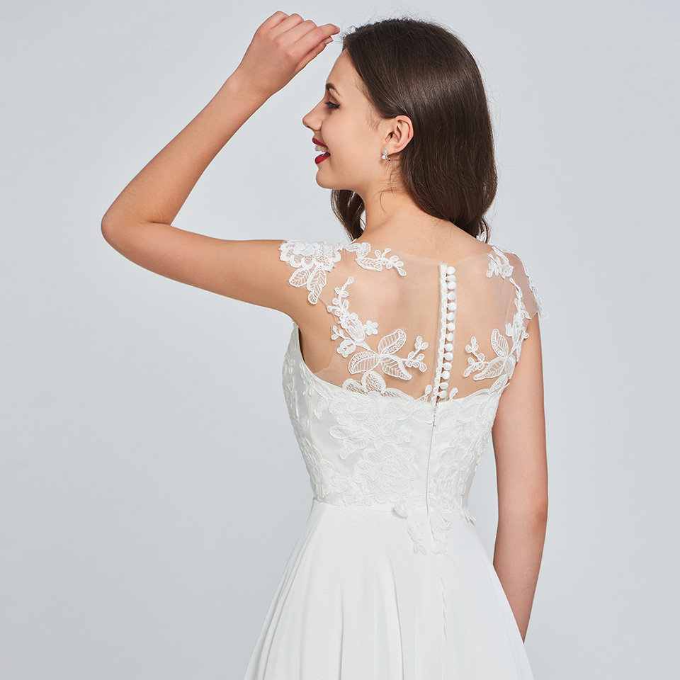 Women's Midi Elegant Wedding Dress