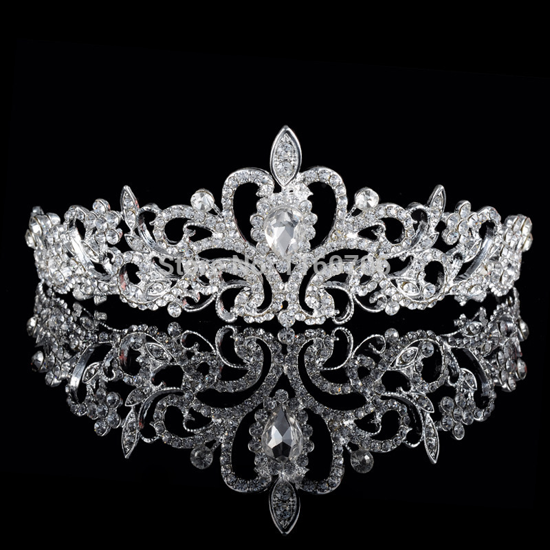 Luxurious Bridal Crystal Crown Tiaras