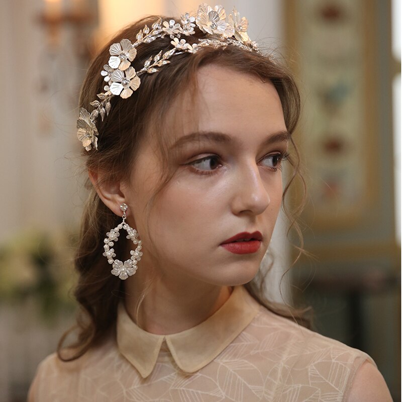 Big Floral Bridal Crown