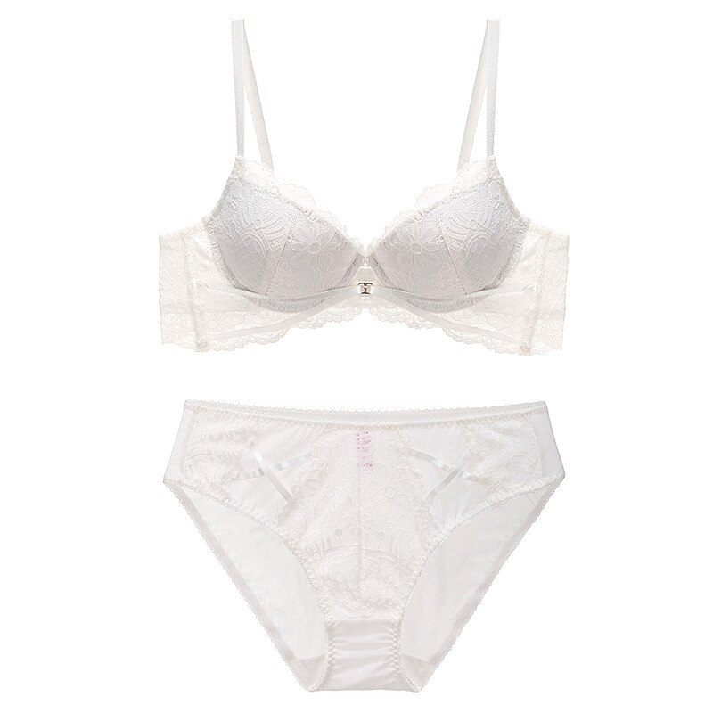 Women’s Sexy Thick Cotton Bridal Lingerie 2 pcs Set