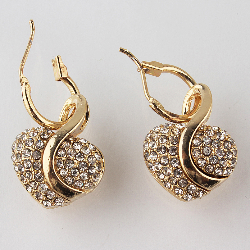 Fashion Gold Crystal Jewelry Set