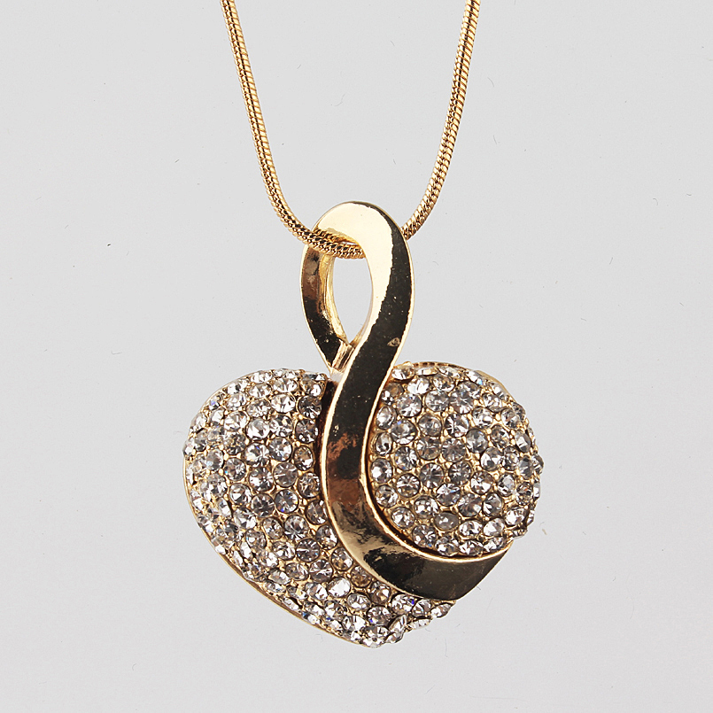 Fashion Gold Crystal Jewelry Set