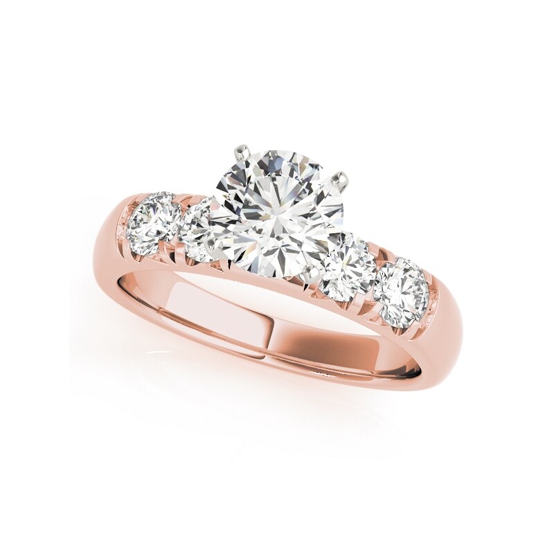 Fashion Solid Silver Wedding Rings Set