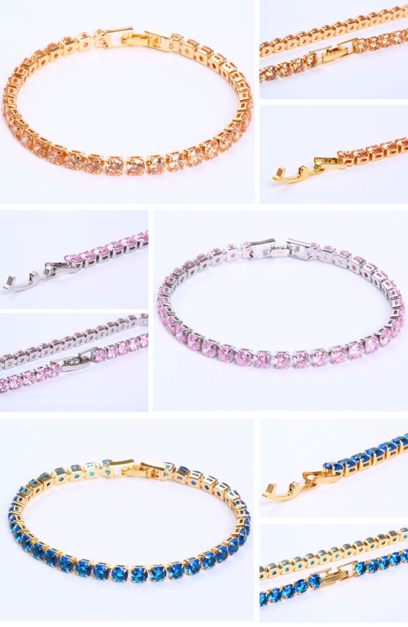 Luxury Crystal Wedding Bracelet for Women