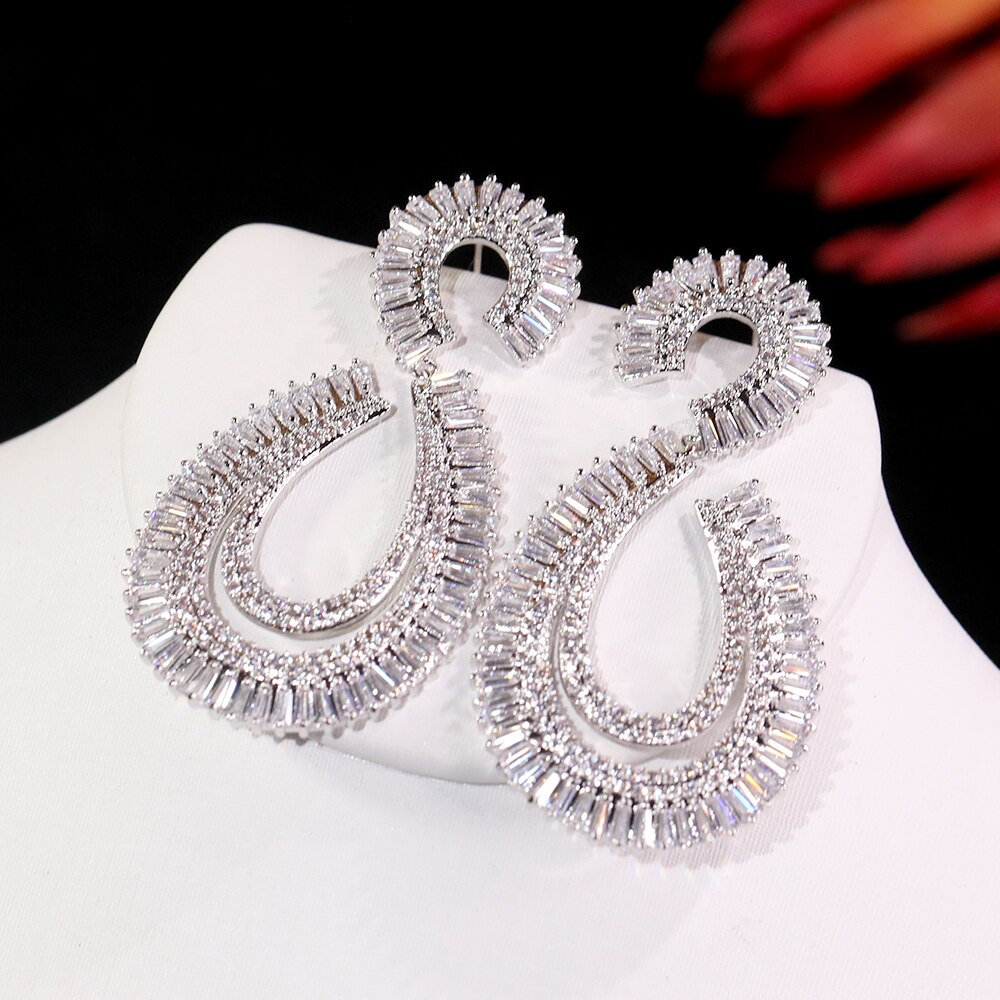 Bride's Drop Earrings for Wedding