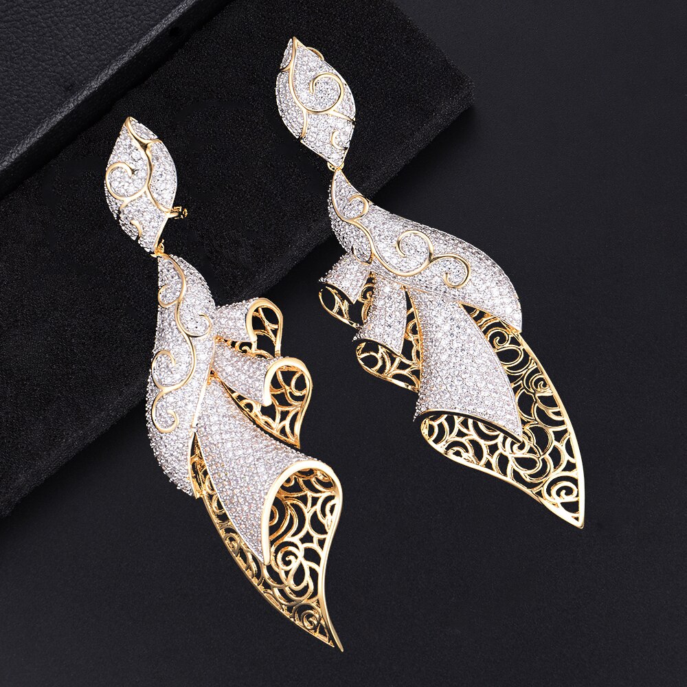 Long Pendant Wedding Earrings for Women