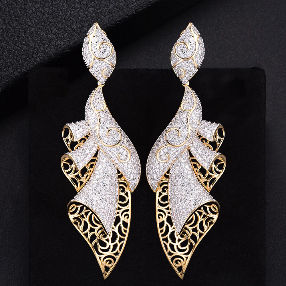 Long Pendant Wedding Earrings for Women