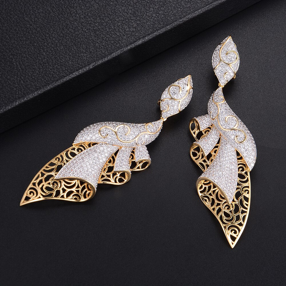 Long Pendant Wedding Earrings for Women