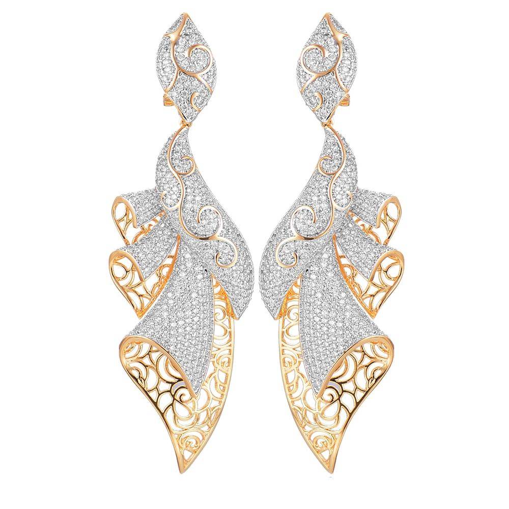 Long Pendant Wedding Earrings for Women
