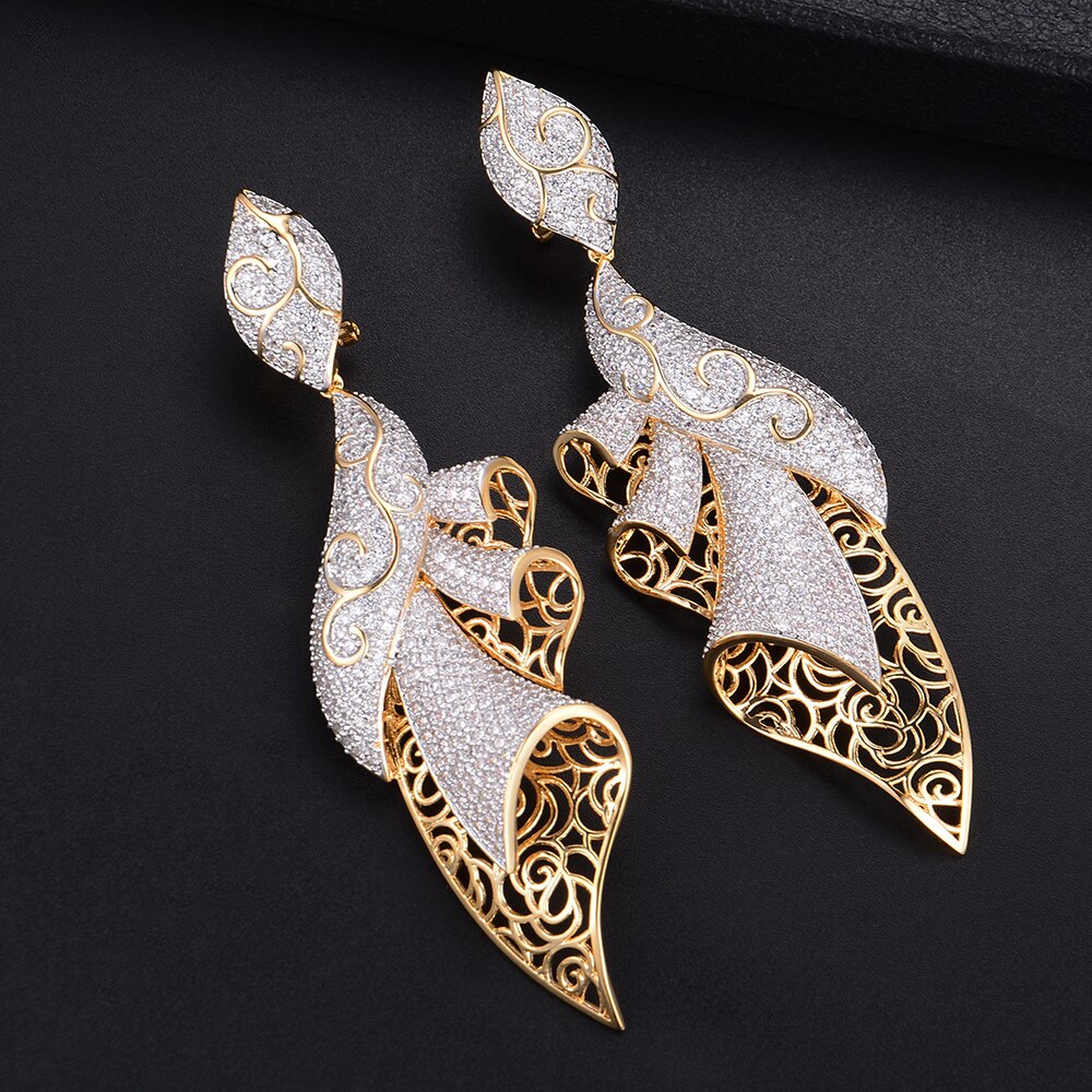Long Pendant Wedding Earrings for Women