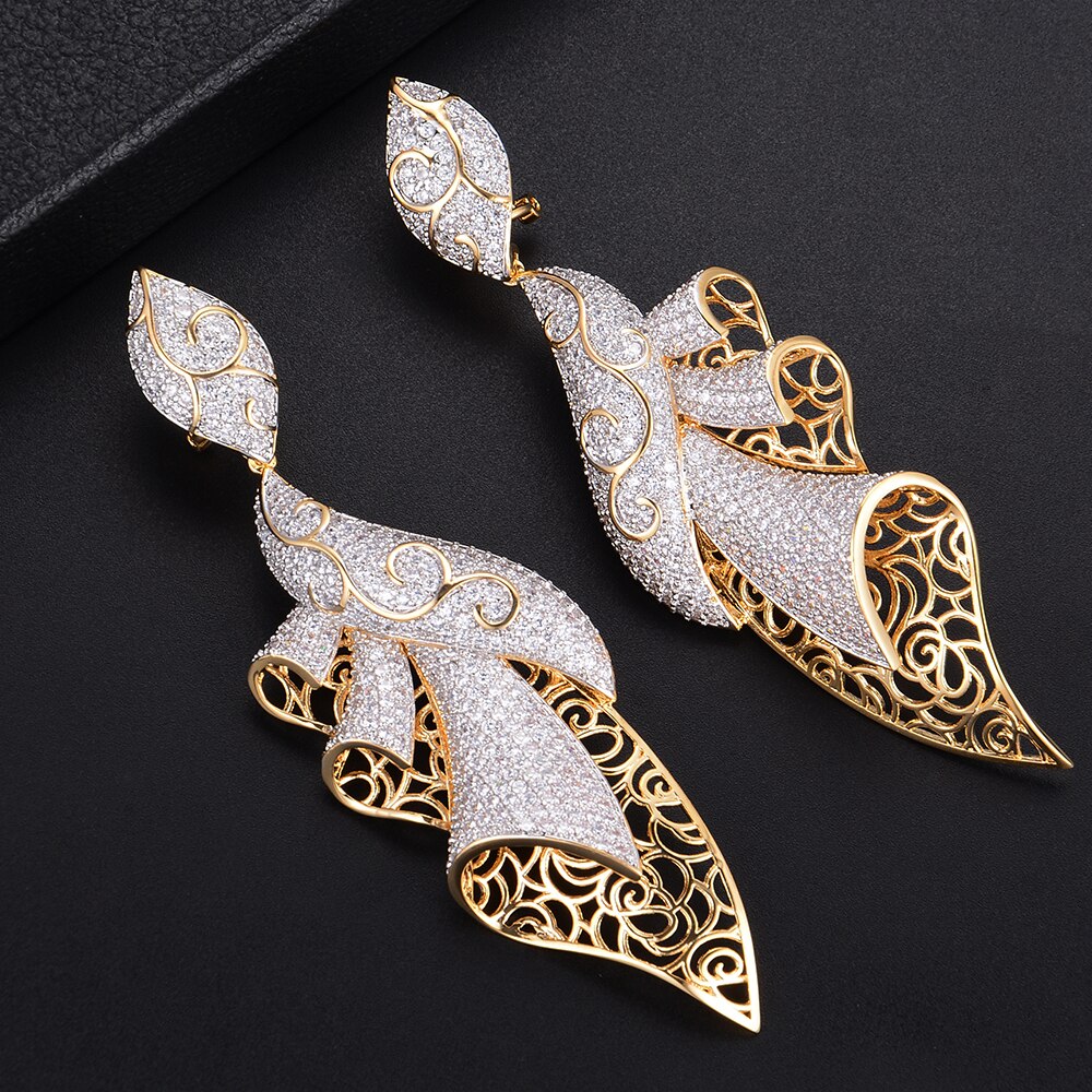 Long Pendant Wedding Earrings for Women