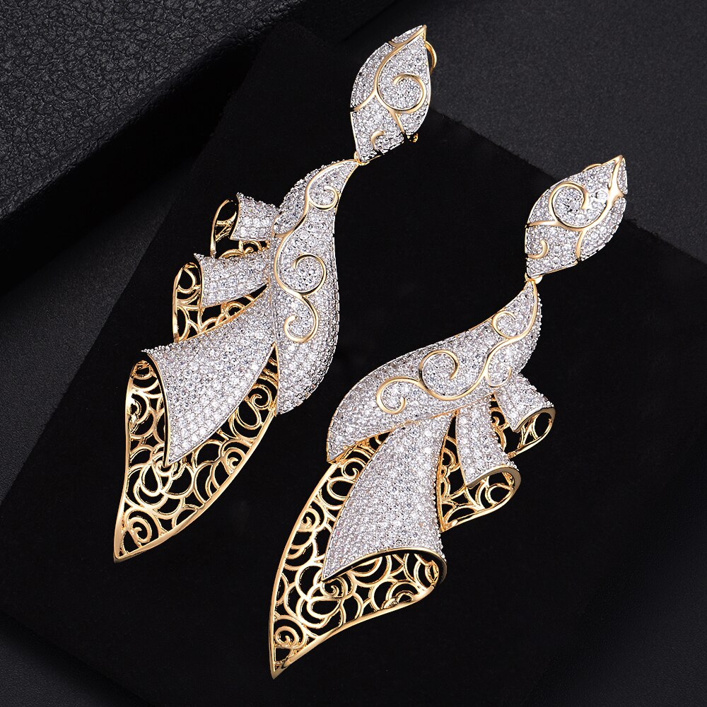 Long Pendant Wedding Earrings for Women