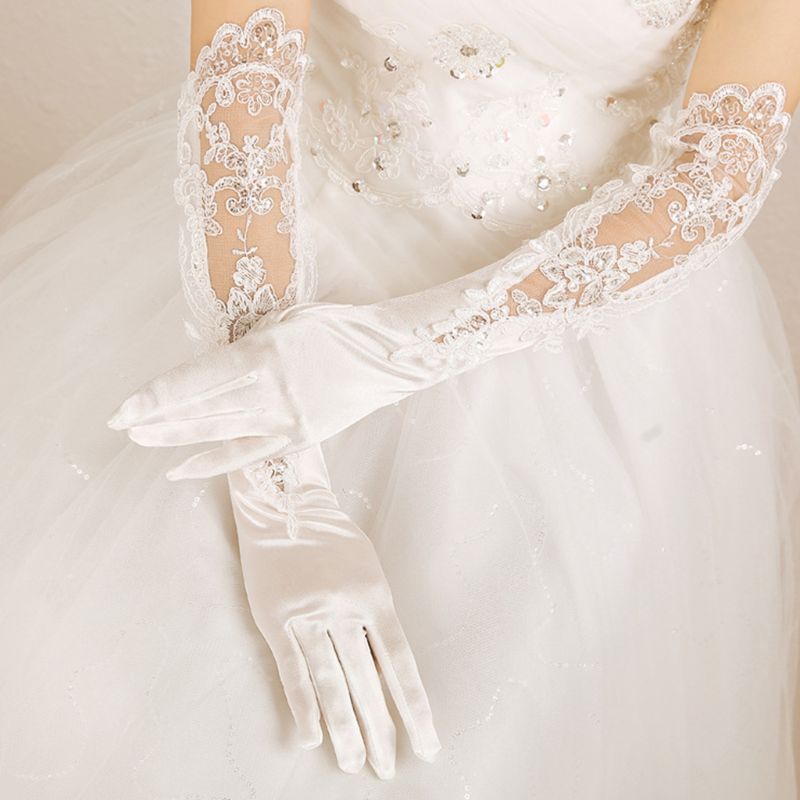 Women's Long Bridal Gloves