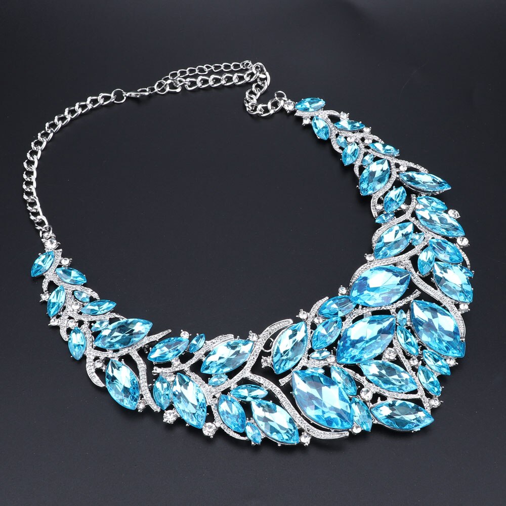 Bright Necklace and Earrings Sets for Brides