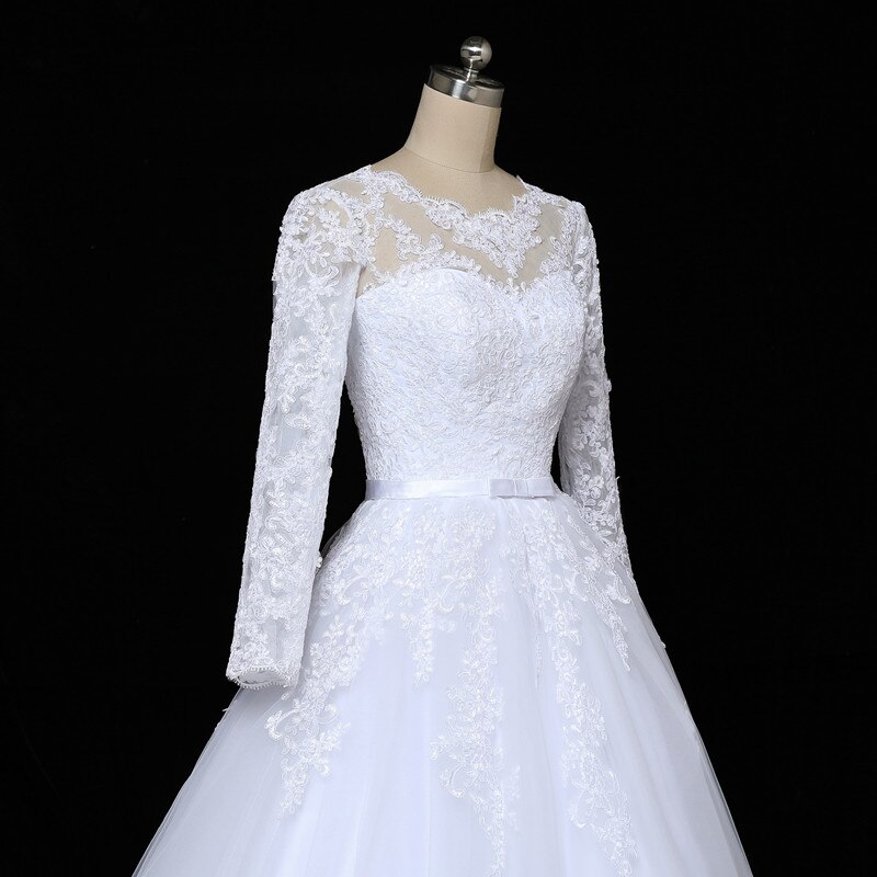 Long Sleeve Lace Wedding Dress